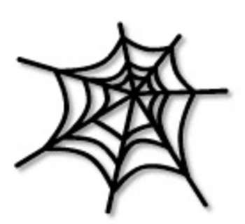 Creepy Spiders Webs Clipart