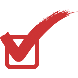 Persian red check mark 2 icon - Free persian red check mark icons