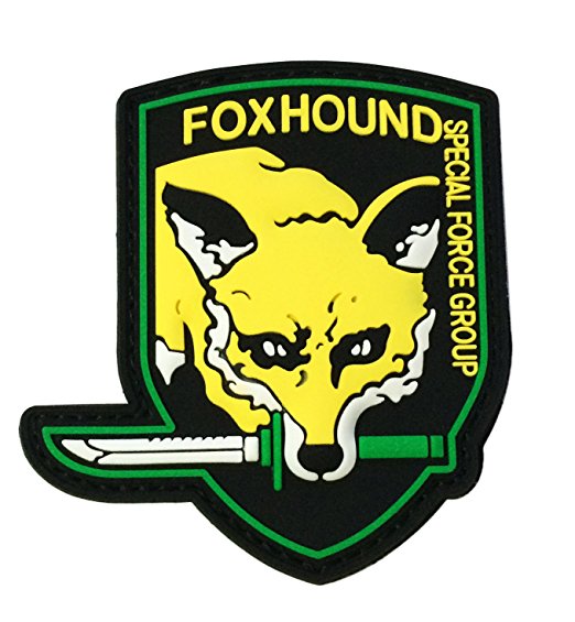 Amazon.com: Metal Gear Solid 3D Foxhound Emblem Velcro Patch: Arts ...