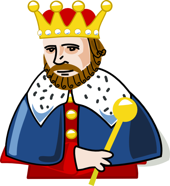 Medieval king clipart