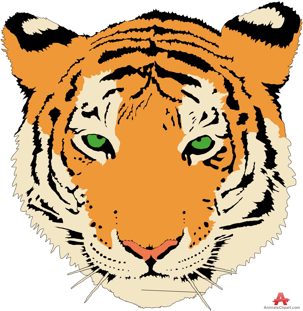 clipart tiger face - photo #44