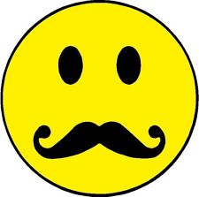 Smiley Face With Mustache - ClipArt Best