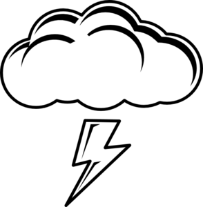 Thunder cloud clipart - ClipartFox