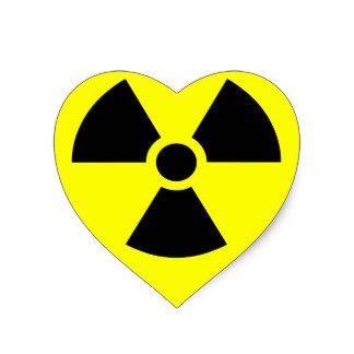 Radiation Signs Stickers | Zazzle