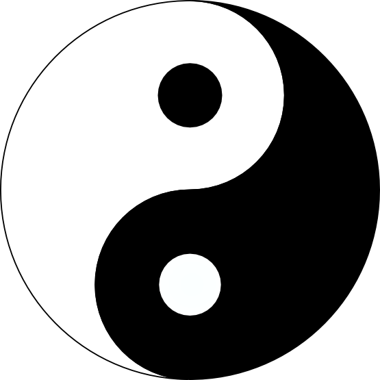 basic yin yang SVG