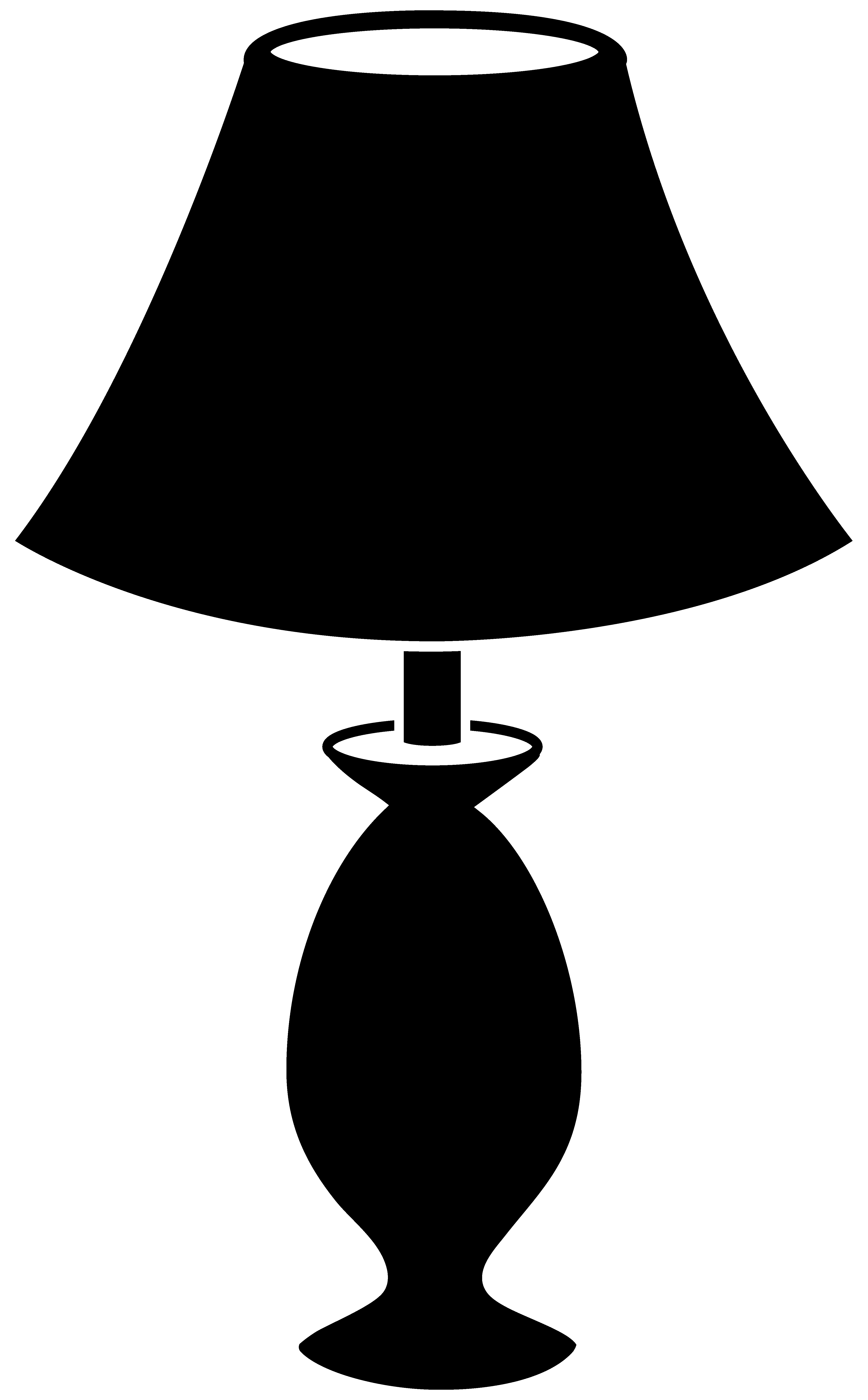 Black Lamp Silhouette Free Clip Art | HomeImprovementBasics.