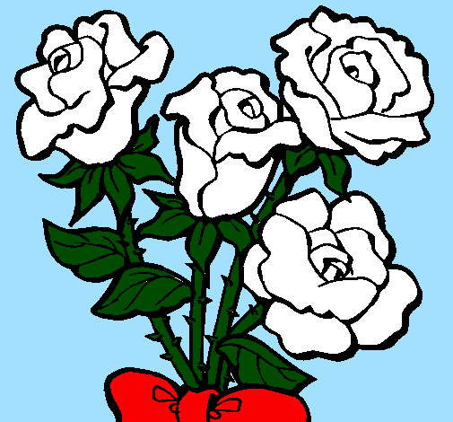 clipart bunch of roses - photo #21