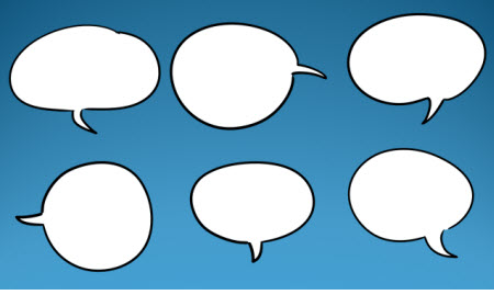 Over 45 Free Speech Bubbles to Make Your E-Learning Courses Talk ...