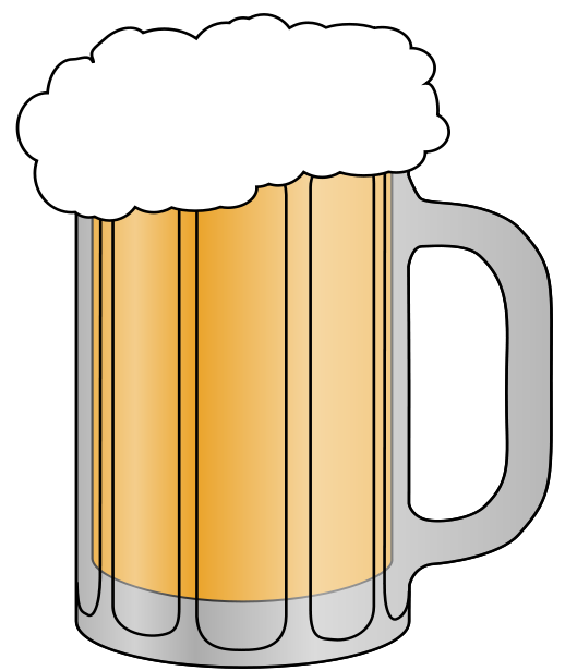You can use this free pint of beer clip art for personal or commercial use as long as you give attribution to its original source. If you plan to use this clip