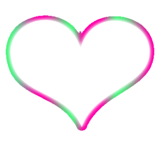 Pink Heart Outline Clipart - Free to use Clip Art Resource