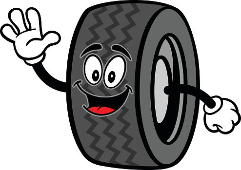 Spare Tire Clip Art, Vector Images & Illustrations