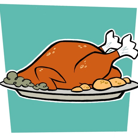 Christmas turkey clipart free