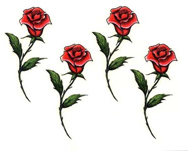 Long Stem Rose Tattoo | Free Download Clip Art | Free Clip Art ...