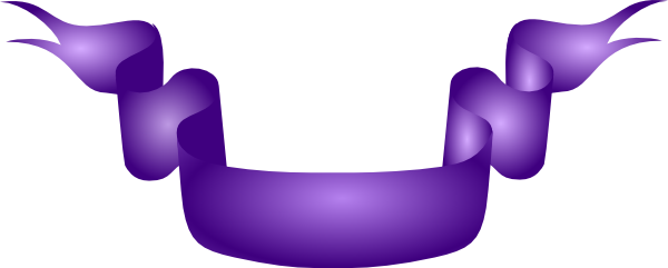 34+ Purple Ribbon Clip Art