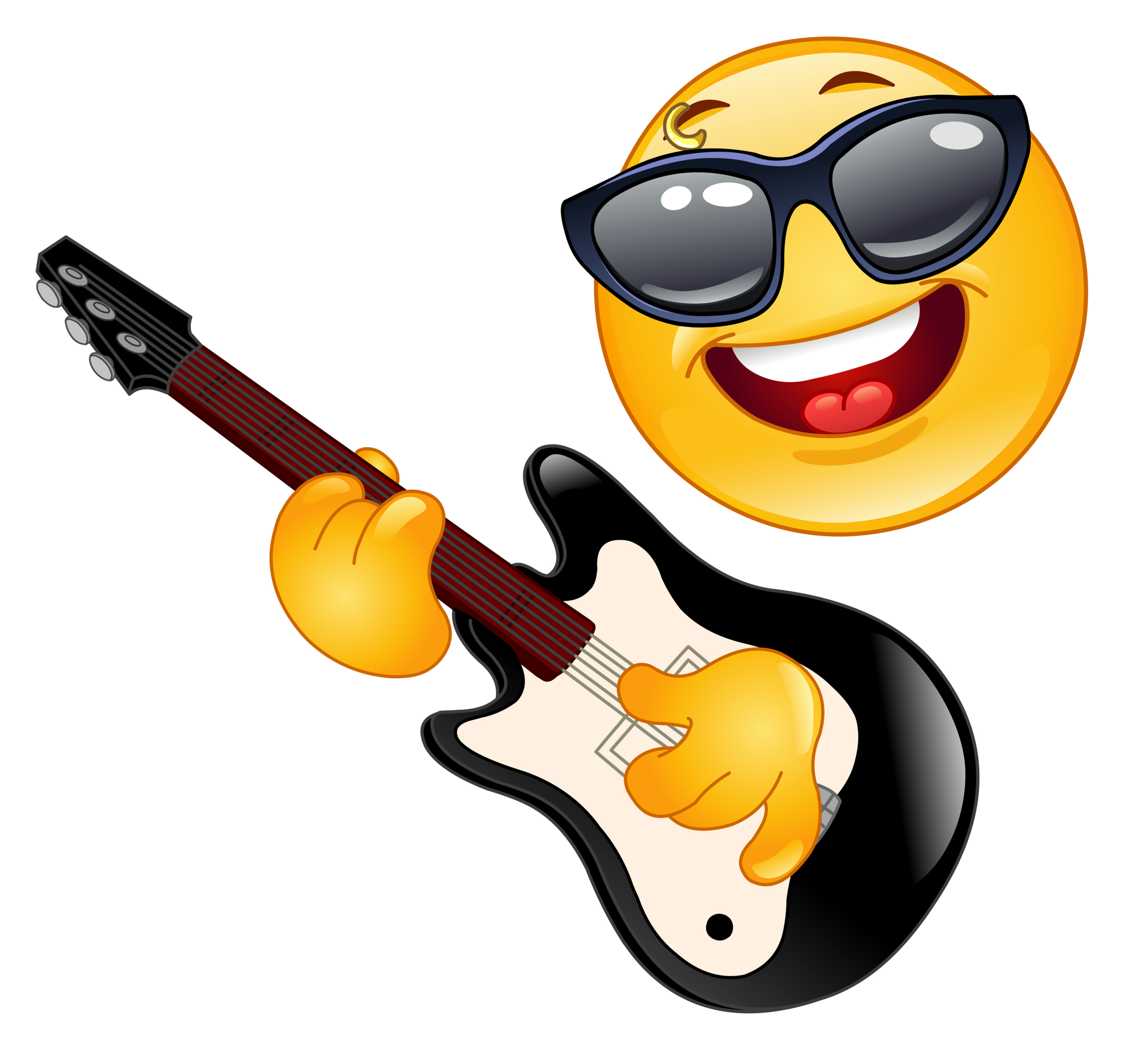 Rock Star Face Clipart