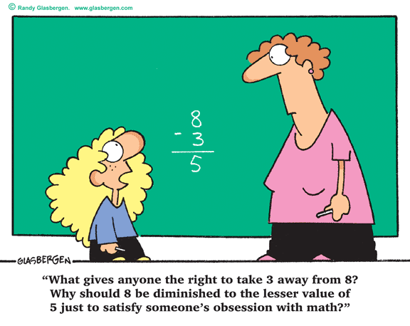 Math Cartoons - Randy Glasbergen - Glasbergen Cartoon Service
