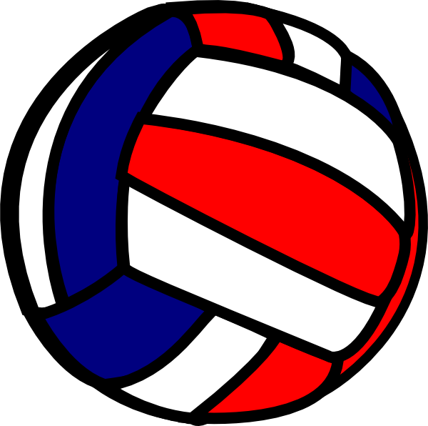 Clipart Of A Volleyball