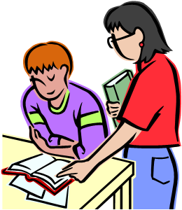 Student and teachers clipart