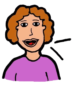 Clipart person speaking