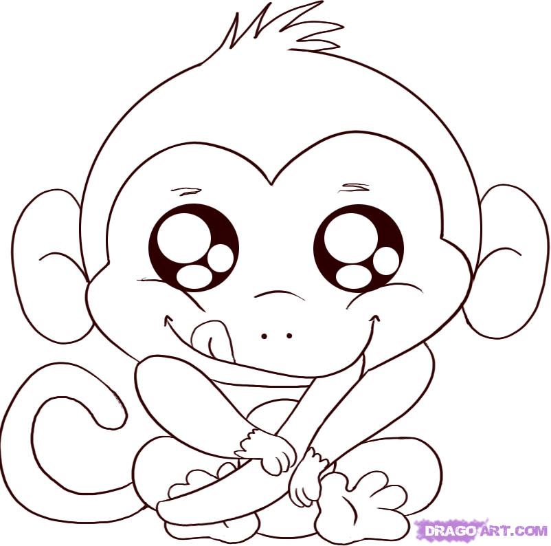 1000+ images about monkey | Cartoon, Coloring pages ...