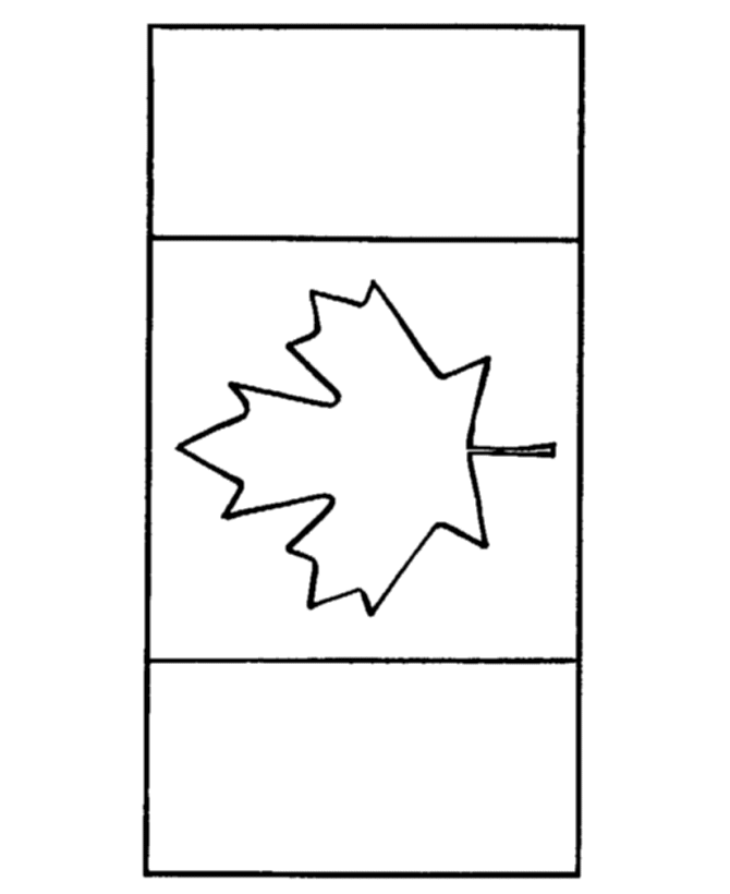 Printable Canadian Flag To Color - ClipArt Best