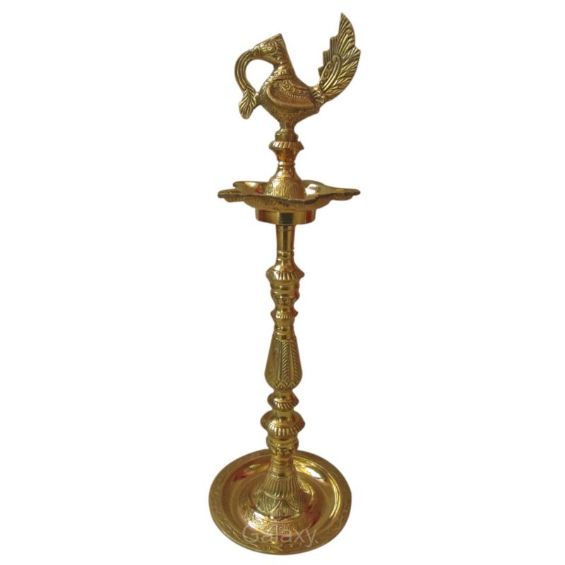Buy Traditional Royal Brass Designer Standing Deepak Diya,samyee ...