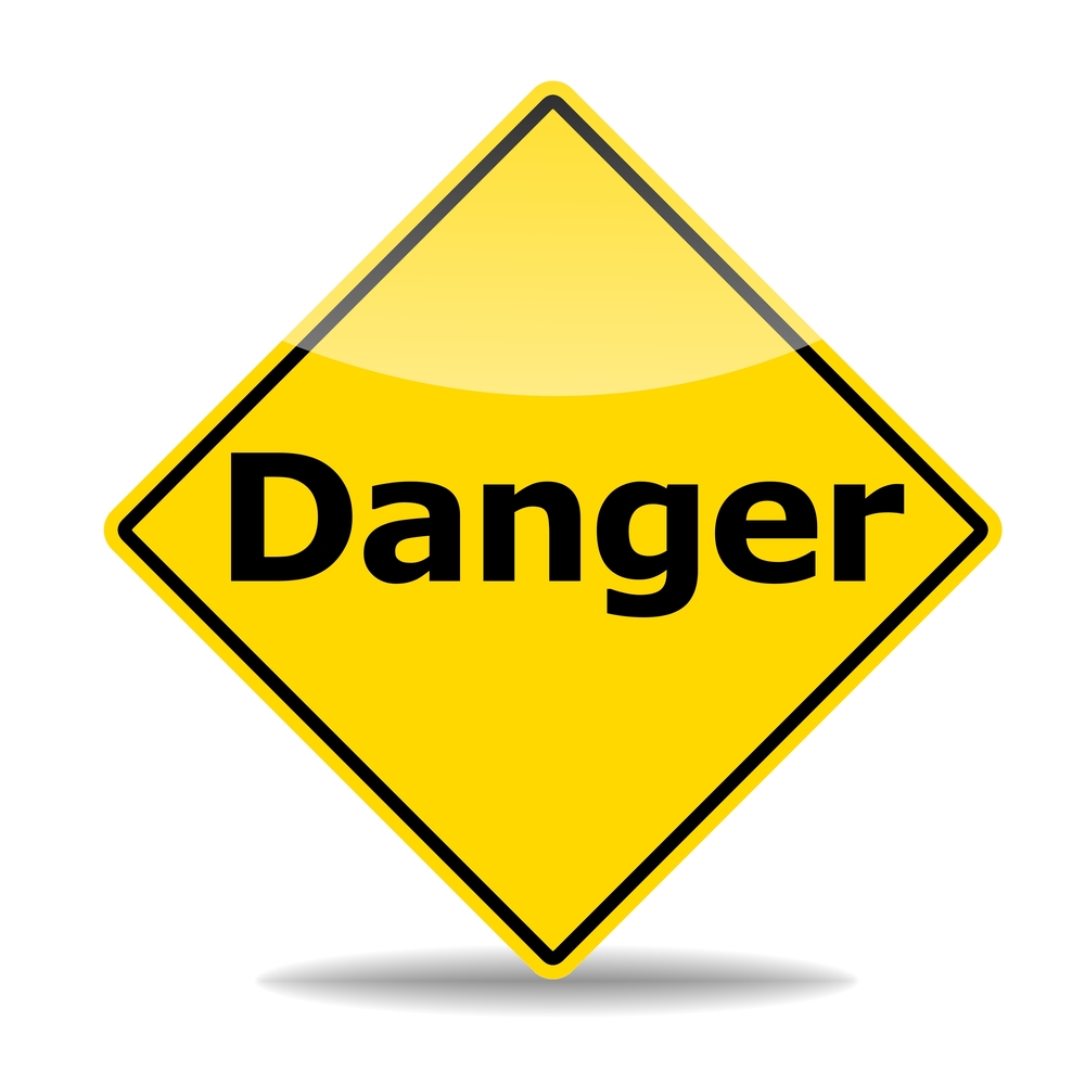 Dangerous Sign Warning #4248779, 1000x1000 | All For Desktop