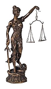 Amazon.com: StealStreet SS-BA-DC1450B Copper Lady Of Justice ...