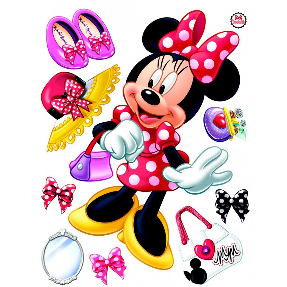 Disney Minnie Mouse Giant Stickers | Great-Kidsbedrooms, the ...