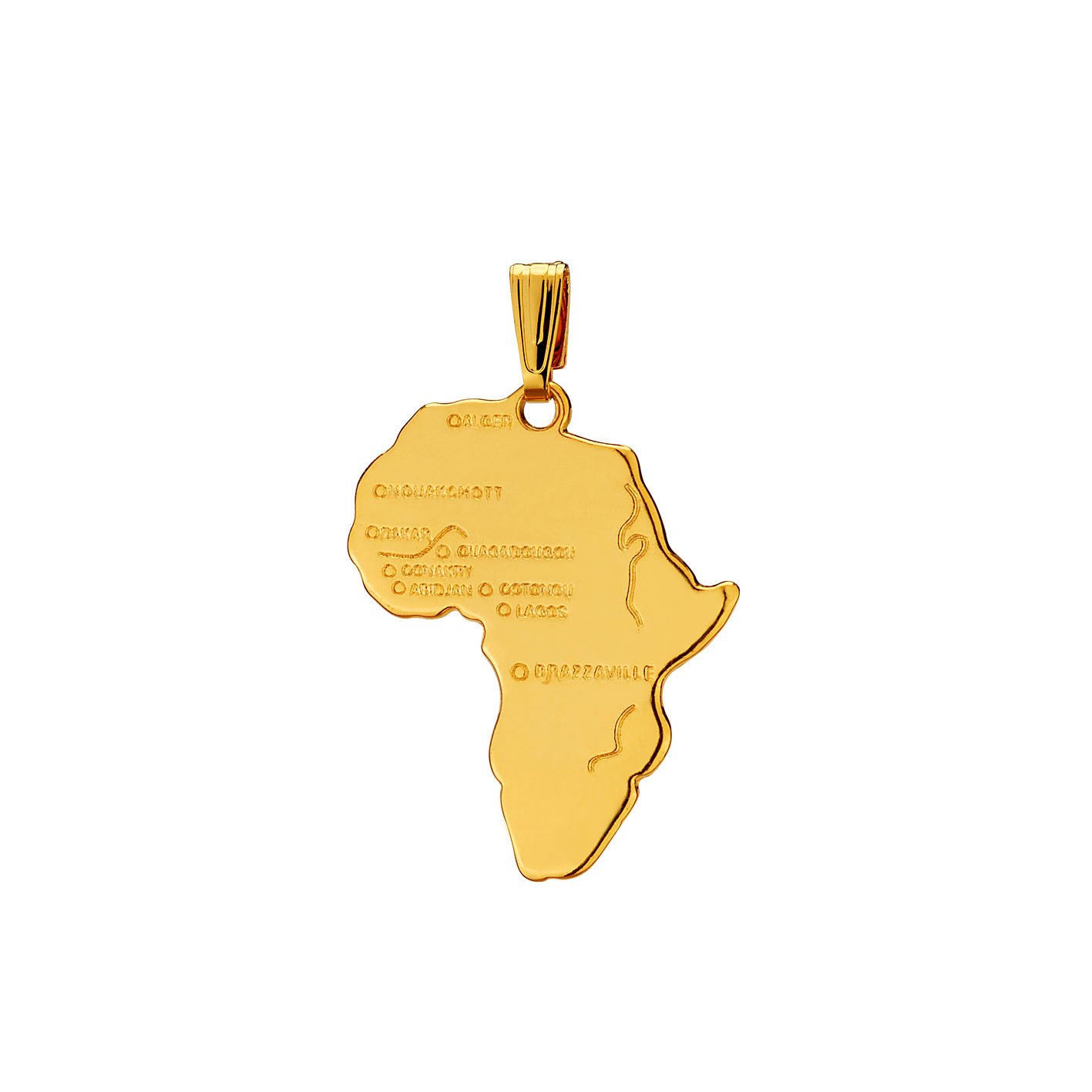18k Africa Map Pendant 18k Pendant1610030 - Buy 18k Africa Map ...