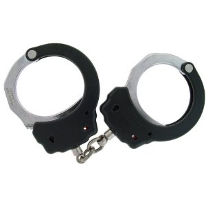 ASP Chain Handcuffs Steel Black 56101: Electronics