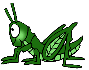 Free Grasshopper Clip Art by Phillip Martin