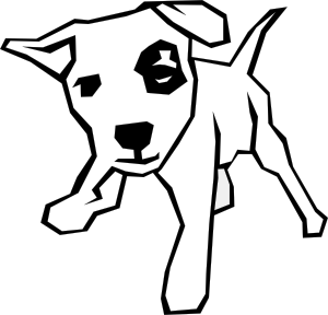 Dog Simple Drawing Clip Art - vector clip art online ...