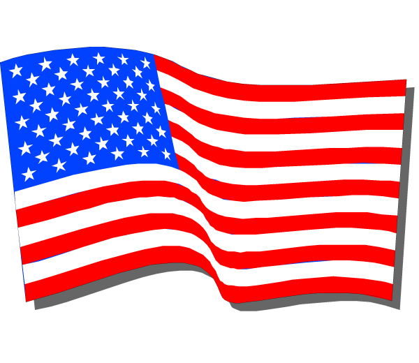 clip art of american flag animated - photo #19