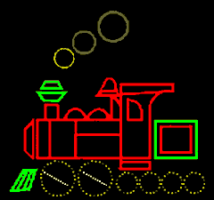 Trains, train signals, rolling stock and railway animations