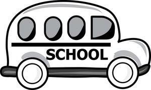 School Bus Clipart Image - Outline Of A School Bus