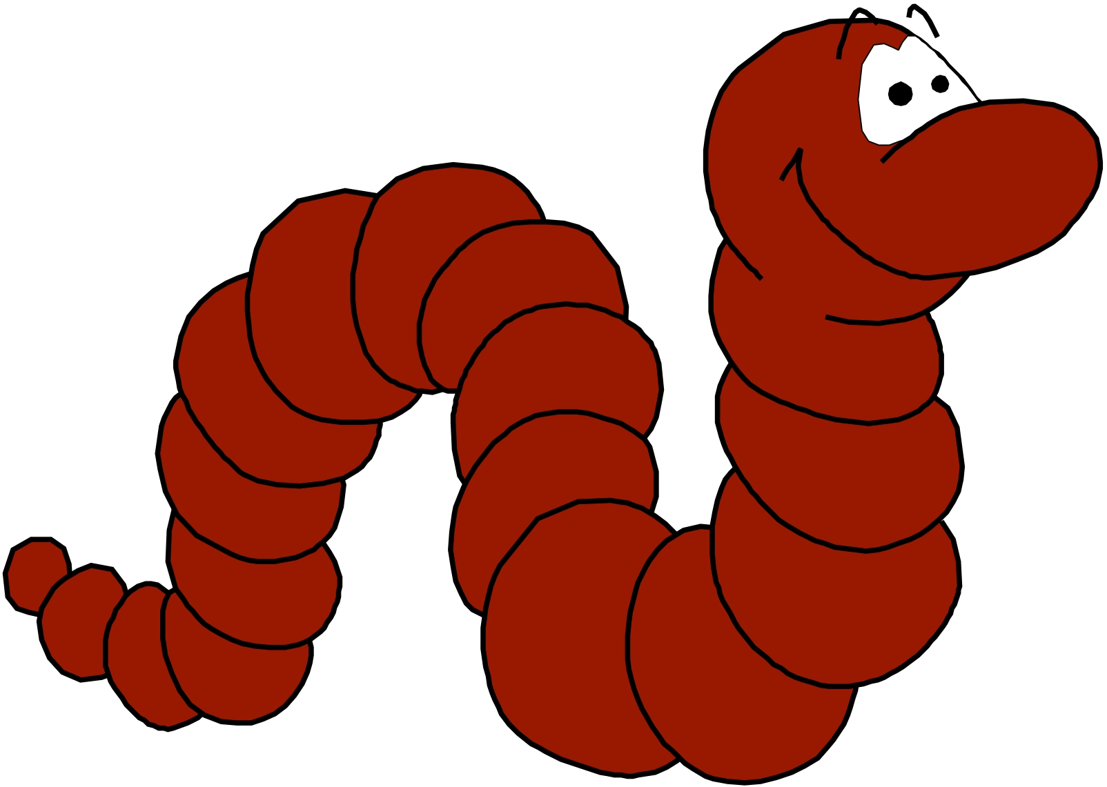 free cartoon worm clipart - photo #4