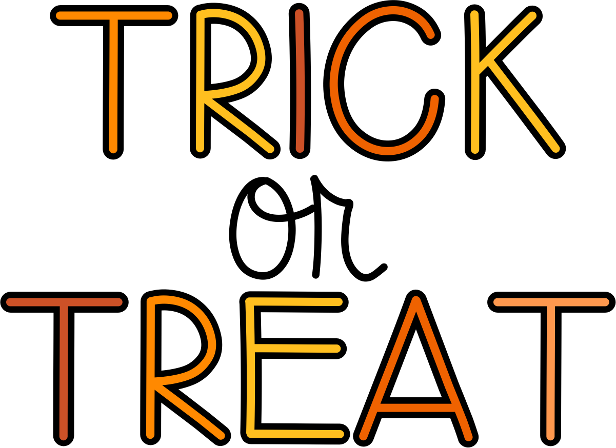 clipart halloween trick or treaters - photo #1