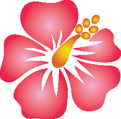 Hibiscus / flower clipart images, icons < Free graphics