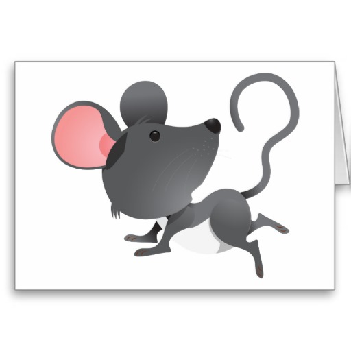 Mouse Mice Rat Rodents Mammal Cute Cartoon Animal Card from Zazzle.