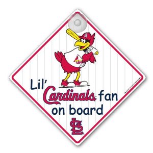 MLB St. Louis Cardinals "Lil' Fan On Board" Sign ...