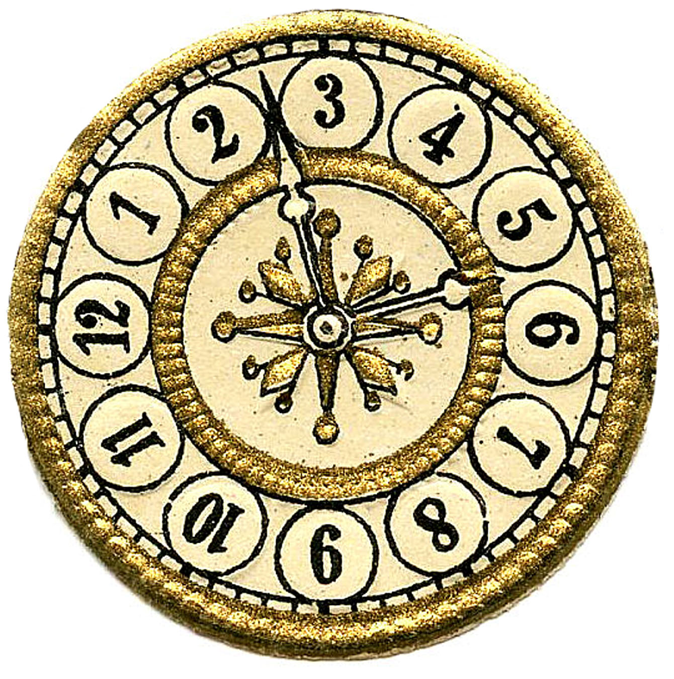 Vintage Clip Art - Scrap Clock Faces - Steampunk - The Graphics Fairy