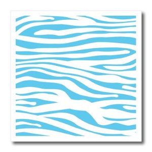 Teal Blue Zebra Print With L - ClipArt Best