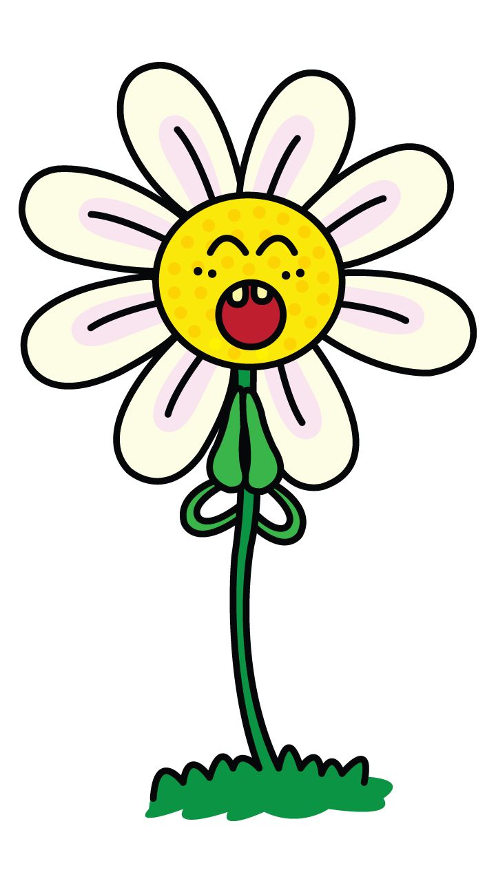 Daisies, Cartoon and To draw