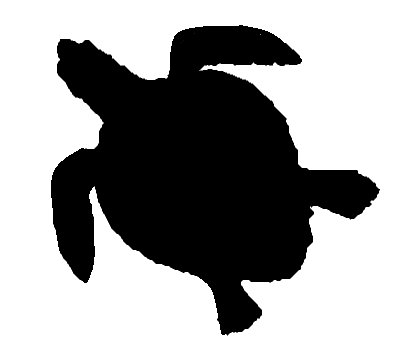 Free turtle silhouette clipart