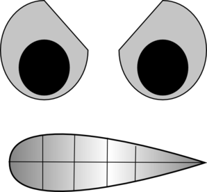 Angry Eyes With Mouth Clip Art - vector clip art ...