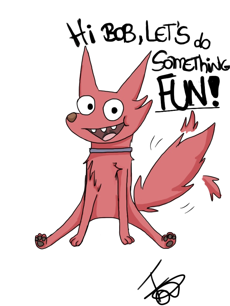 555 views Rocket Dog — >w< is so funny drew him >< he is so...