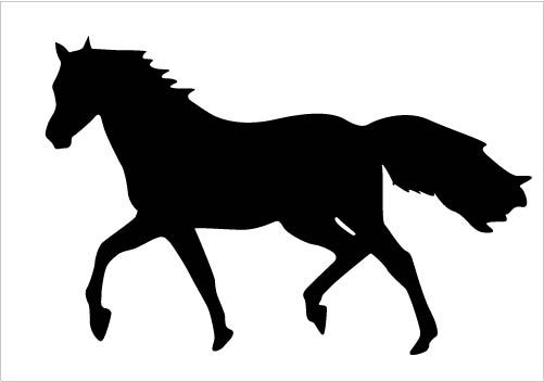 Horses vector clipart