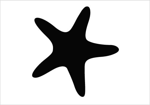 Starfish black and white clip art starfish black and white ...