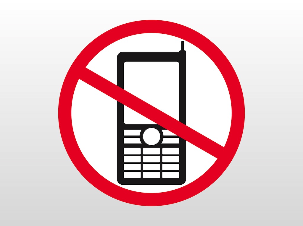 Printable No Cell Phone Sign